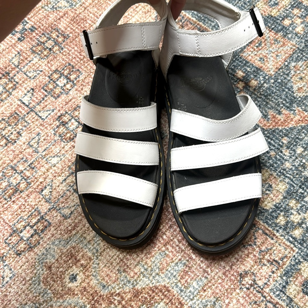 BLAIRE HYDRO LEATHER STRAP SANDALS